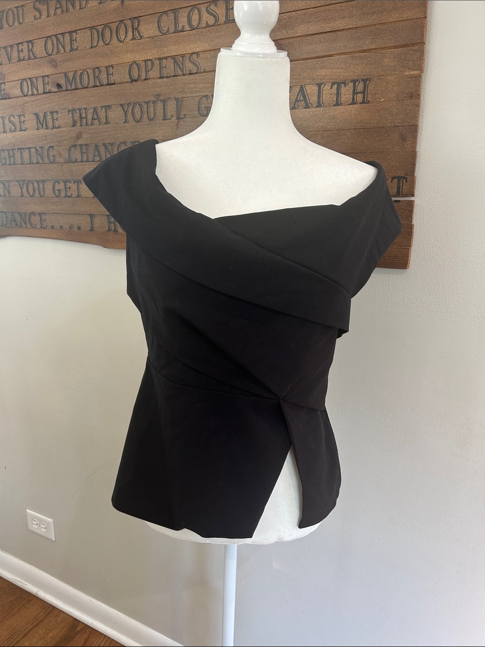 LOFT Asymmetric Draped Women's Top